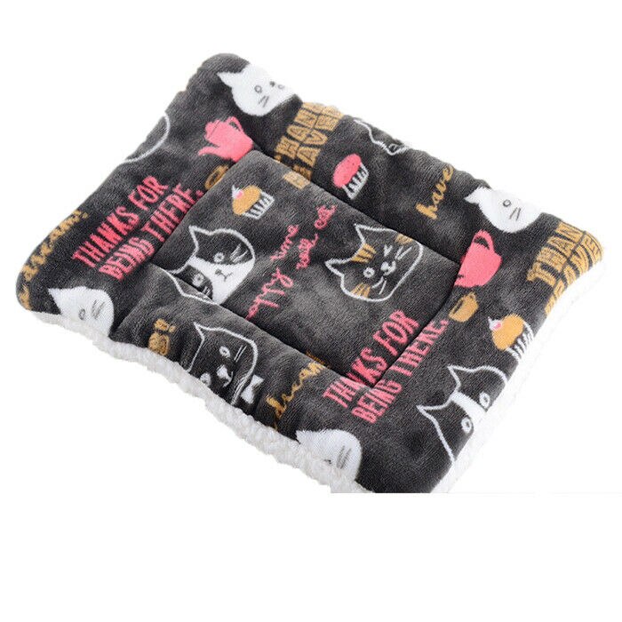 Haustier Großen Hund Decke Winter Haustier Bett matt Pfote drucken Welpen Haus für Katze Vlies Liege Hunde Kissen Katzen Pad Chihuahua Produkte