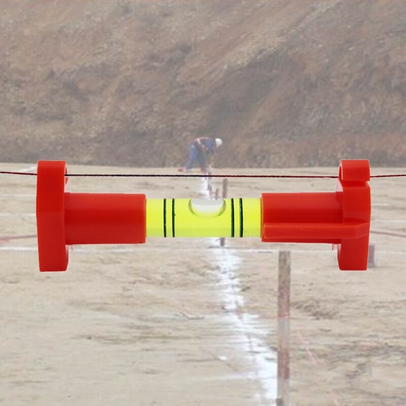 D55F Pocket Line Hanging Level Measuring Tools Mini Rope Bubble Level for Bricklaying