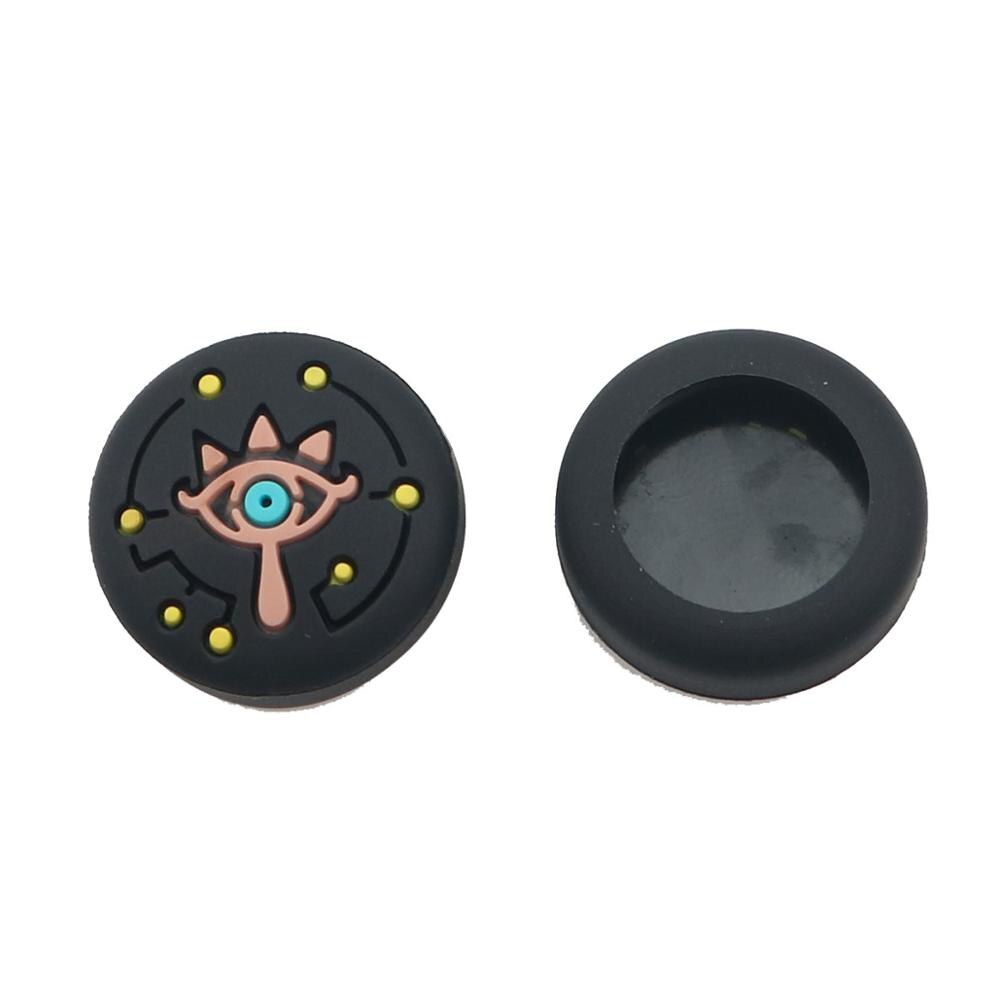 JCD 2pcs Thumb Stick Grip Cap Joystick Cover For Nintendo Switch NS Joy-Con Controller silicone case Thumbstick Case: H