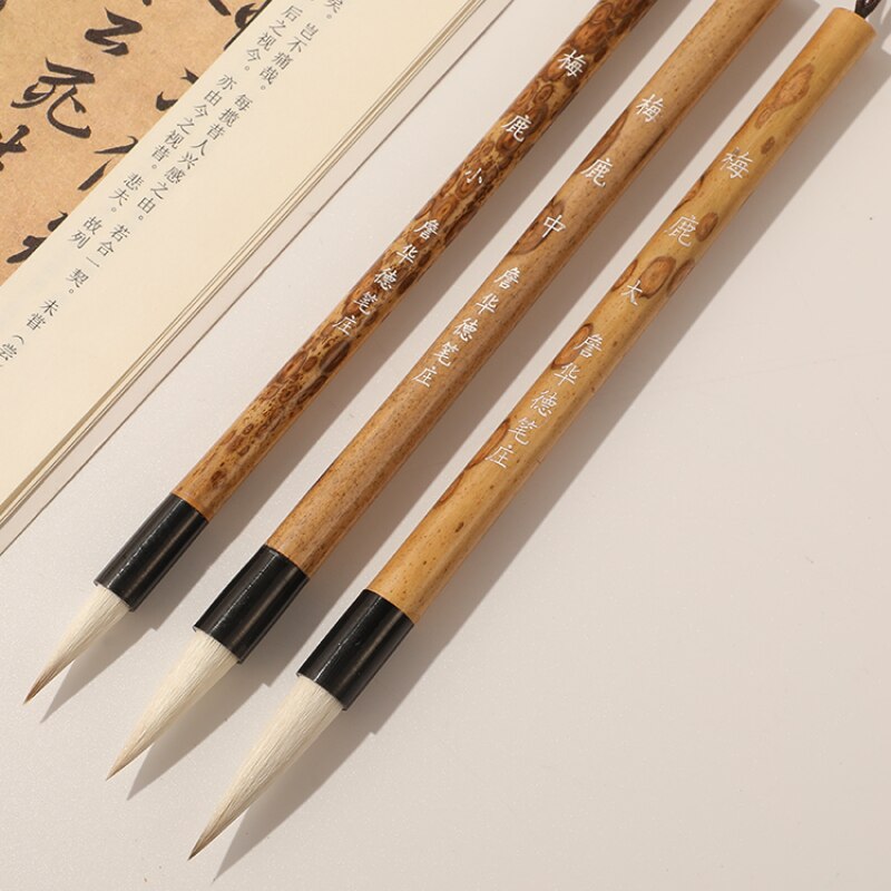 Weasel Woolen Hair Writing Brush Running Regular Script Calligraphy Brush Liu Gongquan Official Script Brush Pen