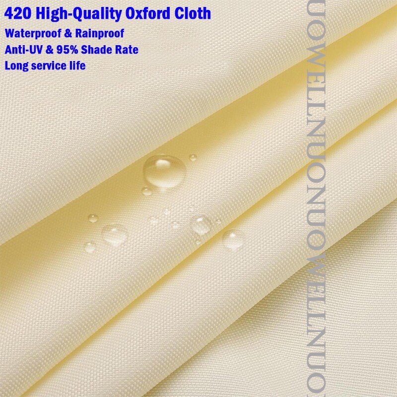 Beautiful Yellow Color Sunshade Sail Garden Patio Waterproof Awning Outdoor Camping Tent Cloth Swimming Pool Triangle Shade Sail