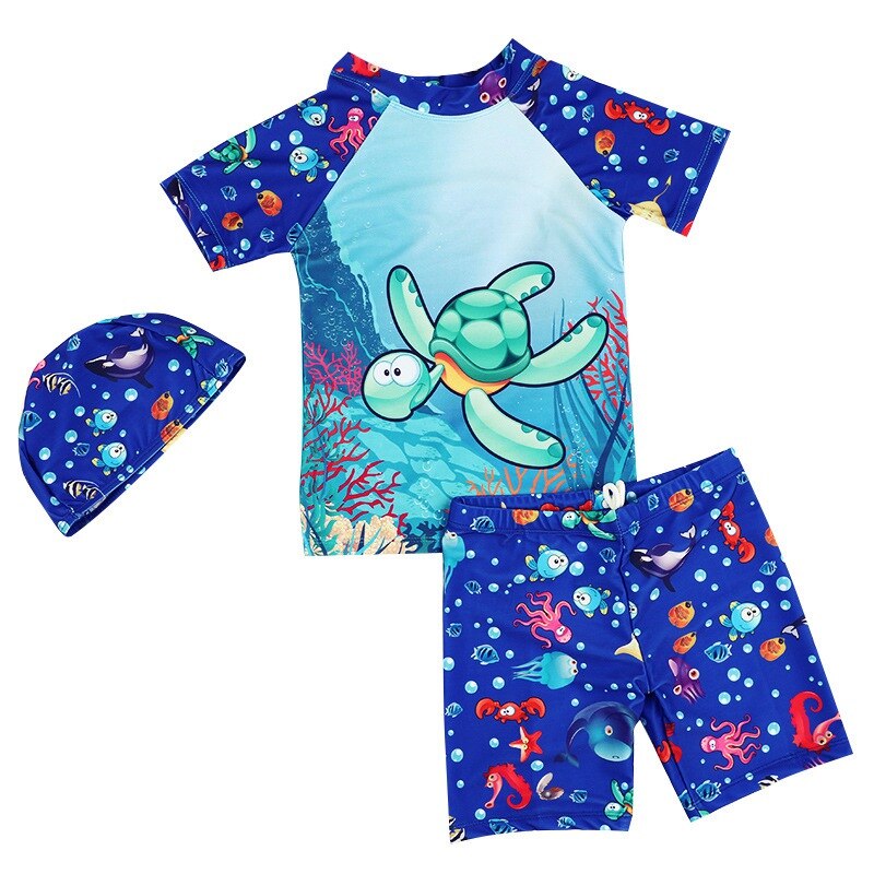 I bambini Del Ragazzo Costumi Da Bagno Per Bambini Ragazzi di Modo di Protezione Solare Surf Ragazzi Infantili Del Bambino Del Costume Da Bagno Bambino Vestito di Costumi Da Bagno di Nuoto Costumi Da Bagno Vestito