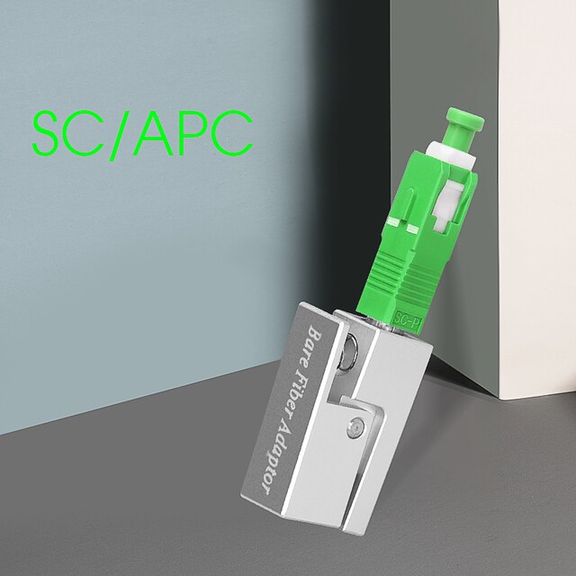 Optic Fiber Connector FC SC ST Square Bare Adapter Flange Temporary succeeded OTDR Test Coupler Special: SC-APC