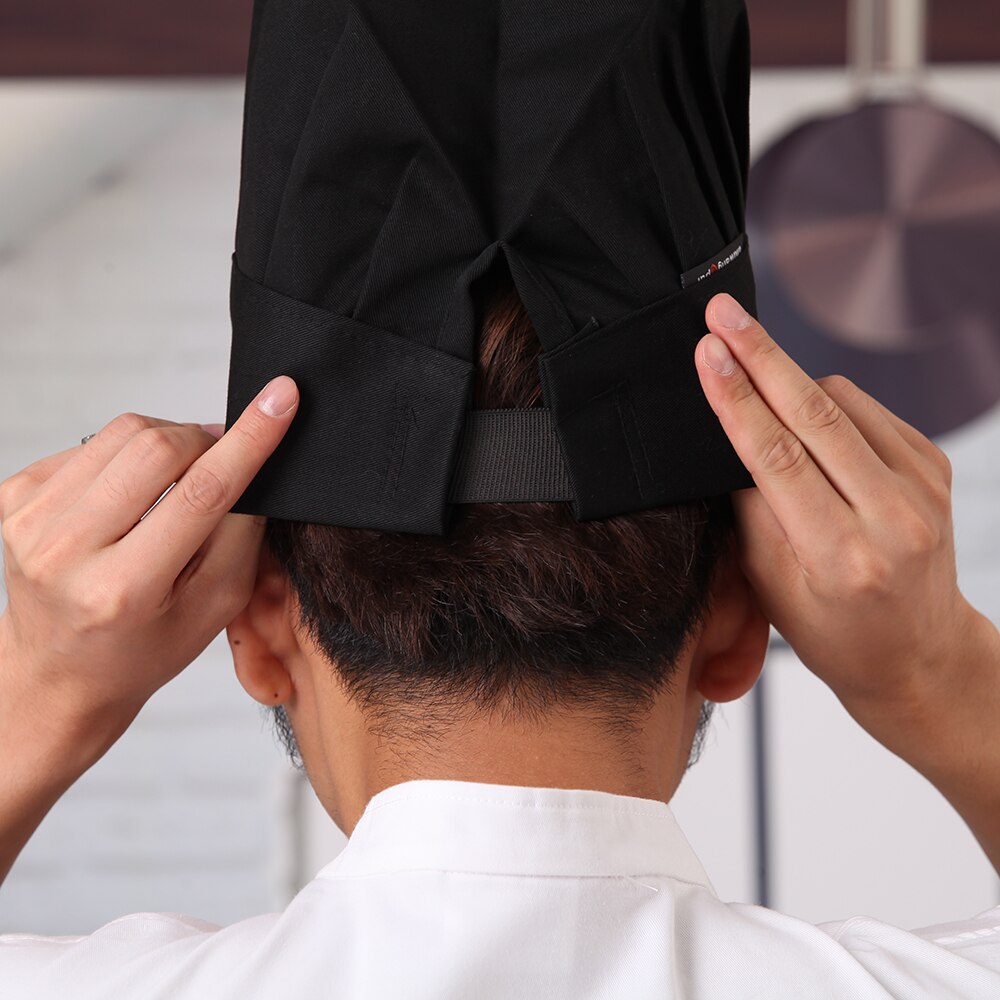 Gorros de cocina ajustables para hombres y mujeres, Elástico cómodo de cocina, café, restaurante, de Trabajo Ropa, sombreros de cocinero, 3 colores