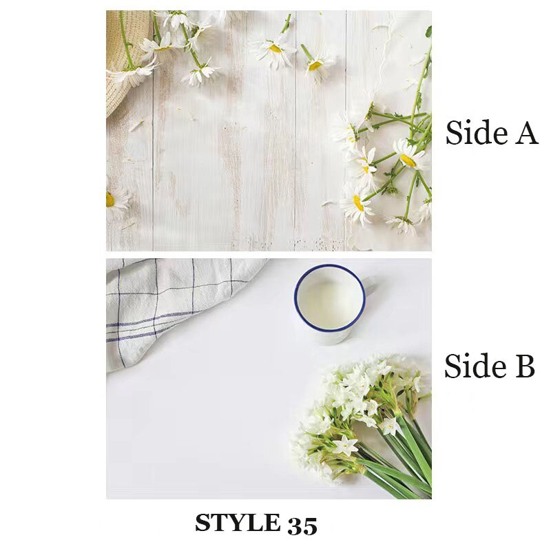 Fondos de fotografía para estudio fotográfico, papel impermeable de 57x42cm, 2 lados, accesorios de utilería para sesión fotográfica