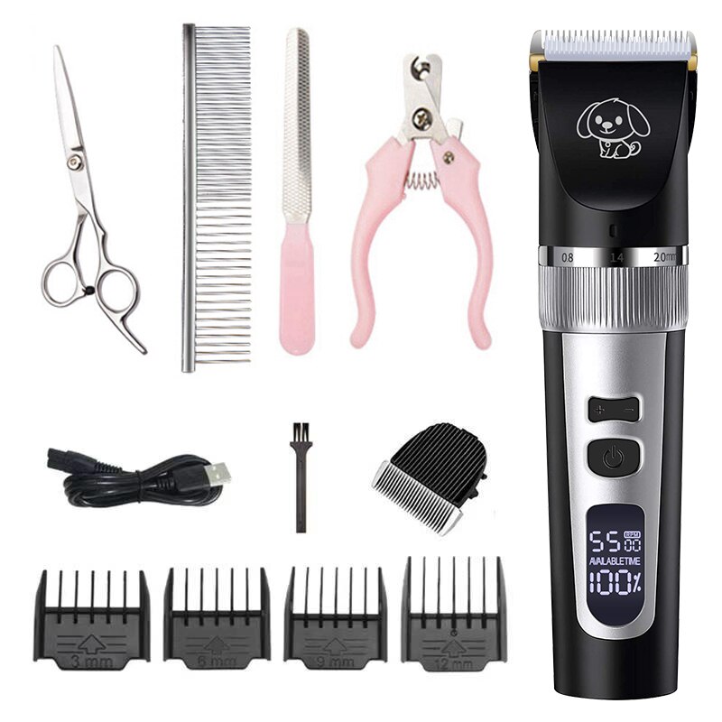 Pet hair clipper electric pet hair trimmer recharg... – Grandado