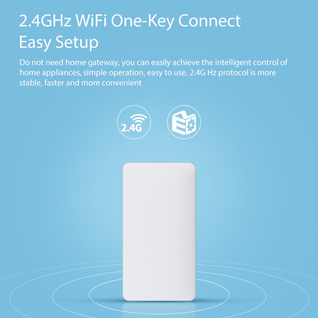 Tuya Kitchen Water Overflow Alarm Alert 2.4Ghz Wireless Smart Flood Sensor Plastic Water Leakage Detector Security