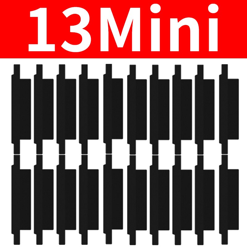 10 sztuk naklejki izolacyjne baterii ochrony rury owijania izolacji naklejki dla iPhone X XS XSM XR 11 12 13 Pro Max mini: 13mini