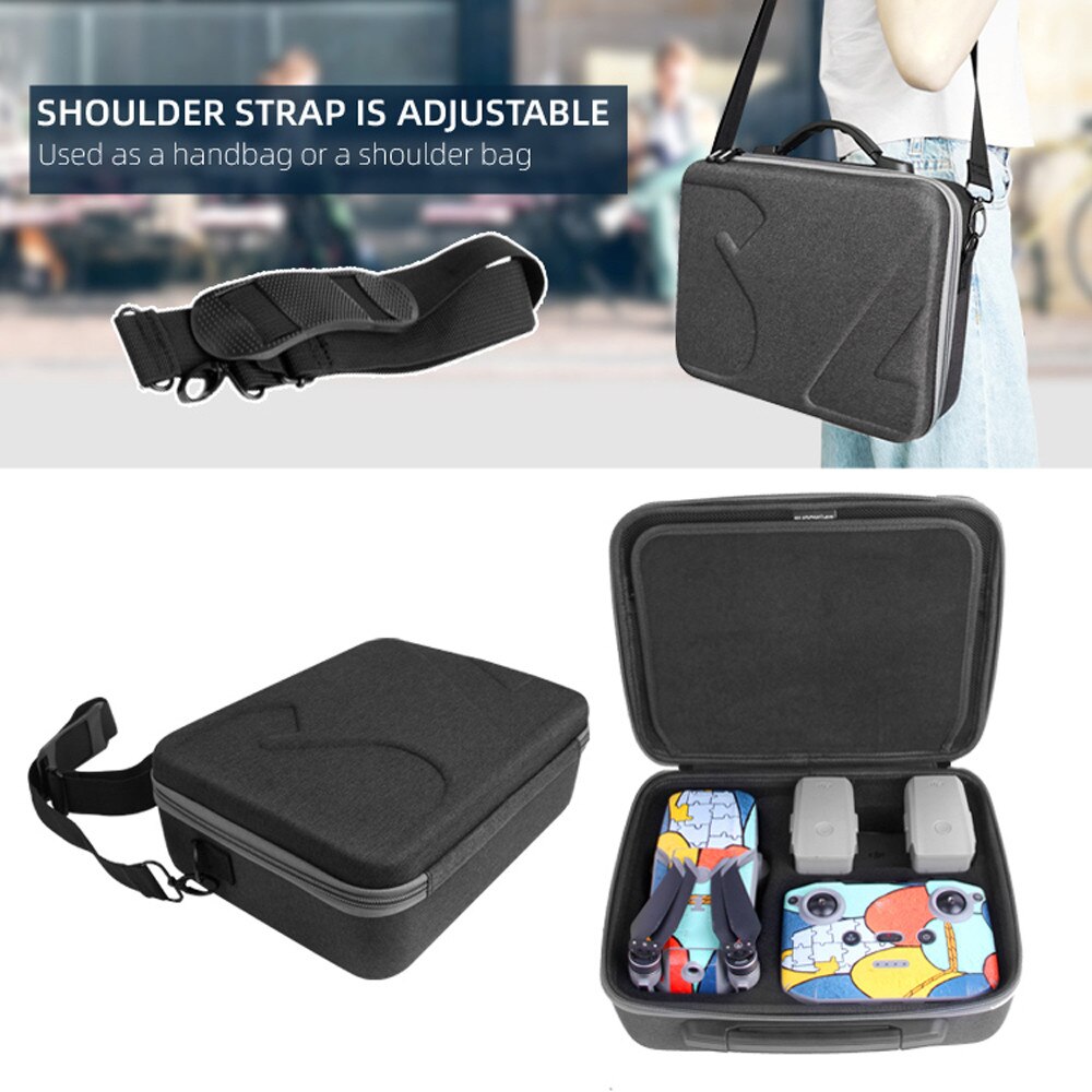 Sac de rangement pour DJI Mavic AIR 2 Mini étui de transport étanche Hardshell boîte sac à bandoulière Mini Portable paquet accessoires Z0511