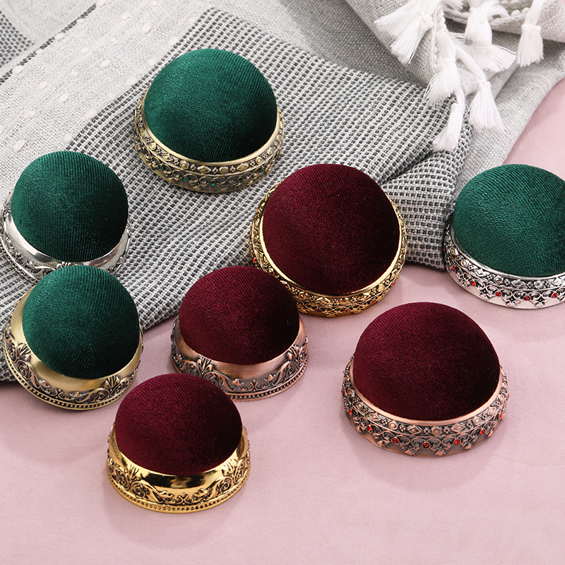 KRABALL-Pin de aguja de coser de estilo Vintage, herramienta de punto de cruz, alfombrilla de costura para agujas, accesorios de costura