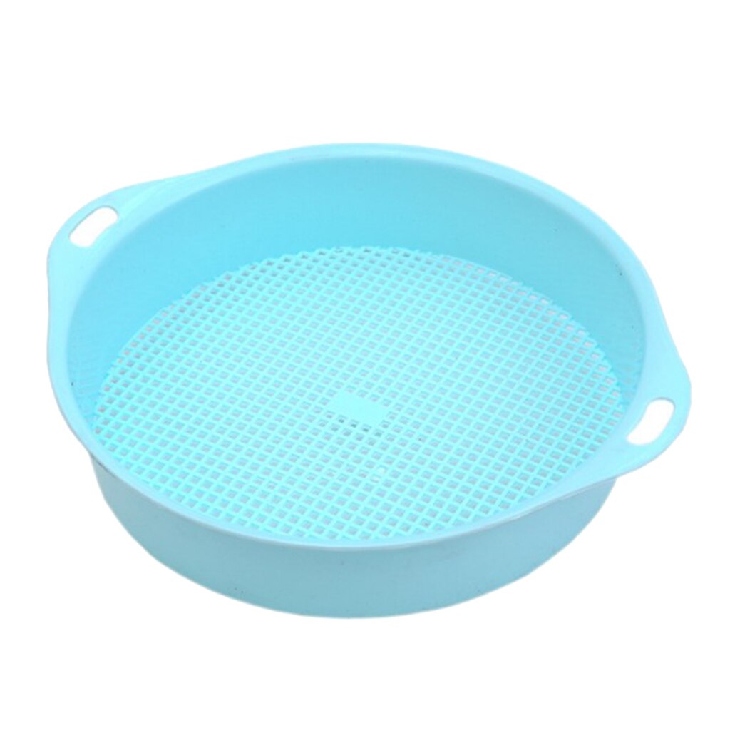 Tamisage bac plastique jardin tamis énigme compose sol pierre maille outils de jardinage