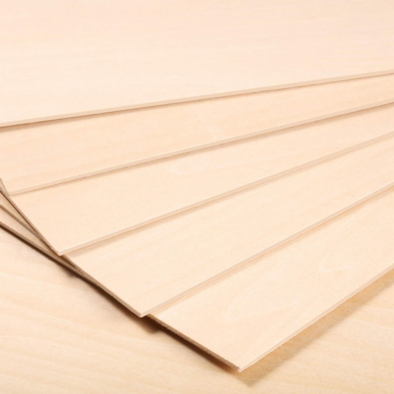 5Pcs/set 2mm A4 Balsa Wood Sheets Wooden Plate 210x297x2mm for Household Ship Craft Model wood decoration DIY Craft Supplies