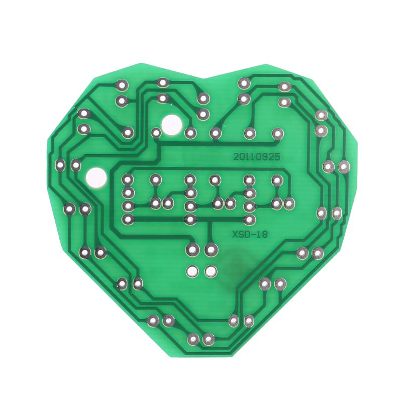 1Set Liefde Hart Vormige Kleurrijke Led Flash Light Kits Diy Elektronische Lamp Reparatie Onderdelen