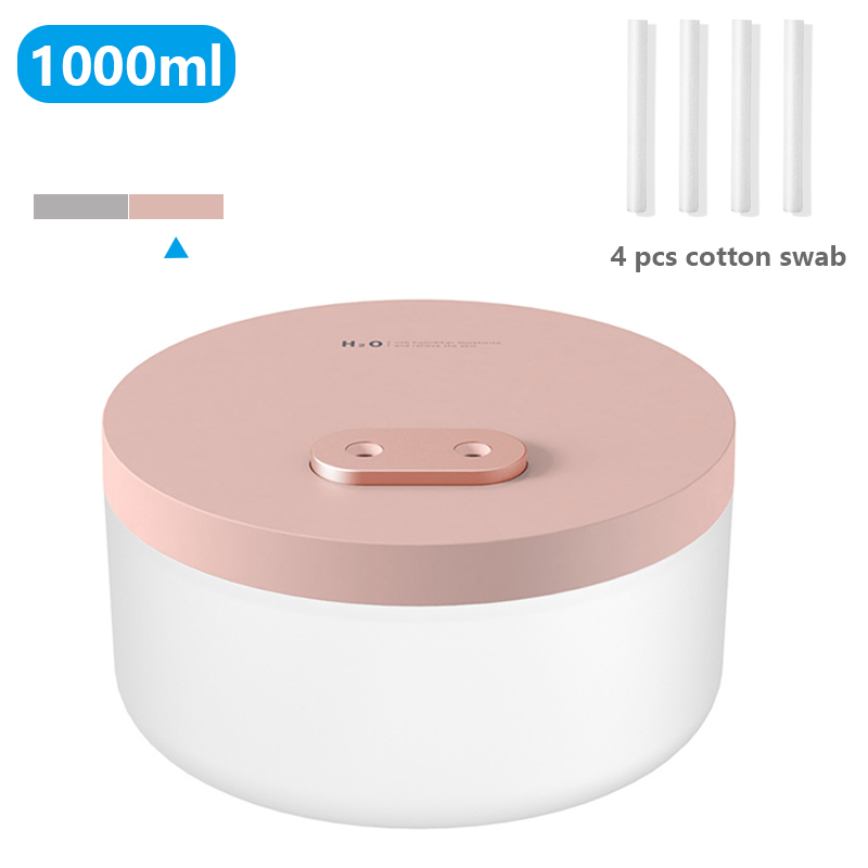1.0l grande capacidade umidificador de ar dupla spray 2200mah usb recarregável sem fio ultra-sônico xiaomi aroma difusor luz fogger: 03 / Battery models