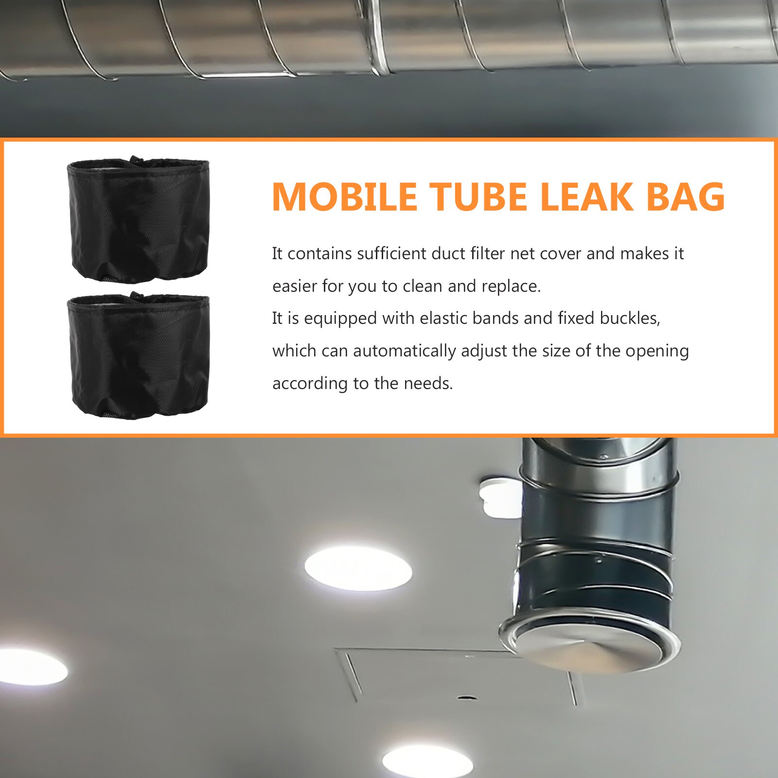 2Pcs Grow Tents Vent Cover Oxford Cloth Grow Tent Vent Cover with Elastic Band