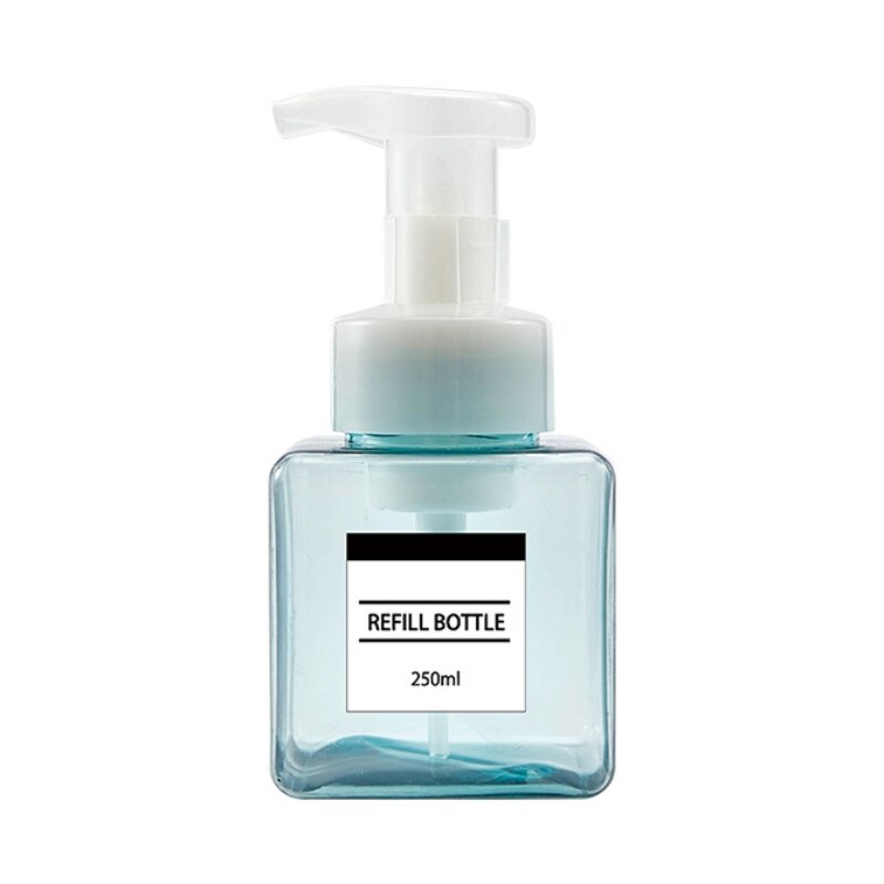 1Pcs Draagbare Schuim Fles Lege Clear Pomp Fles Lotion Shampoo Zeepdispenser Douchegel Hervulbare Flessen 250Ml 450ml: AL