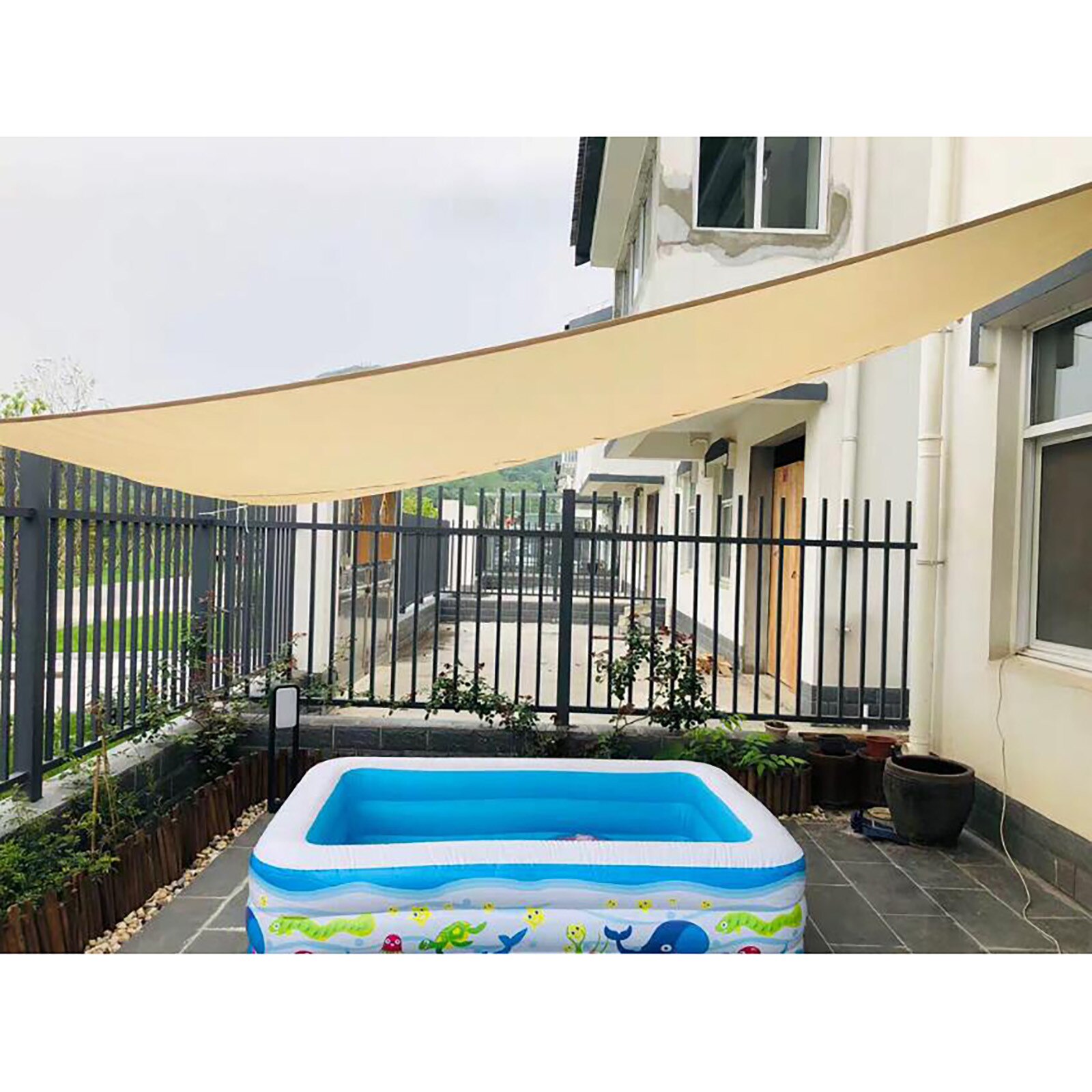 Tuin Accessoires 2X2.5 Binnenplaats Tuin Zwembad Oxford Doek Guard Outdoor Luifel Schaduw Sai Zwembad Luifel