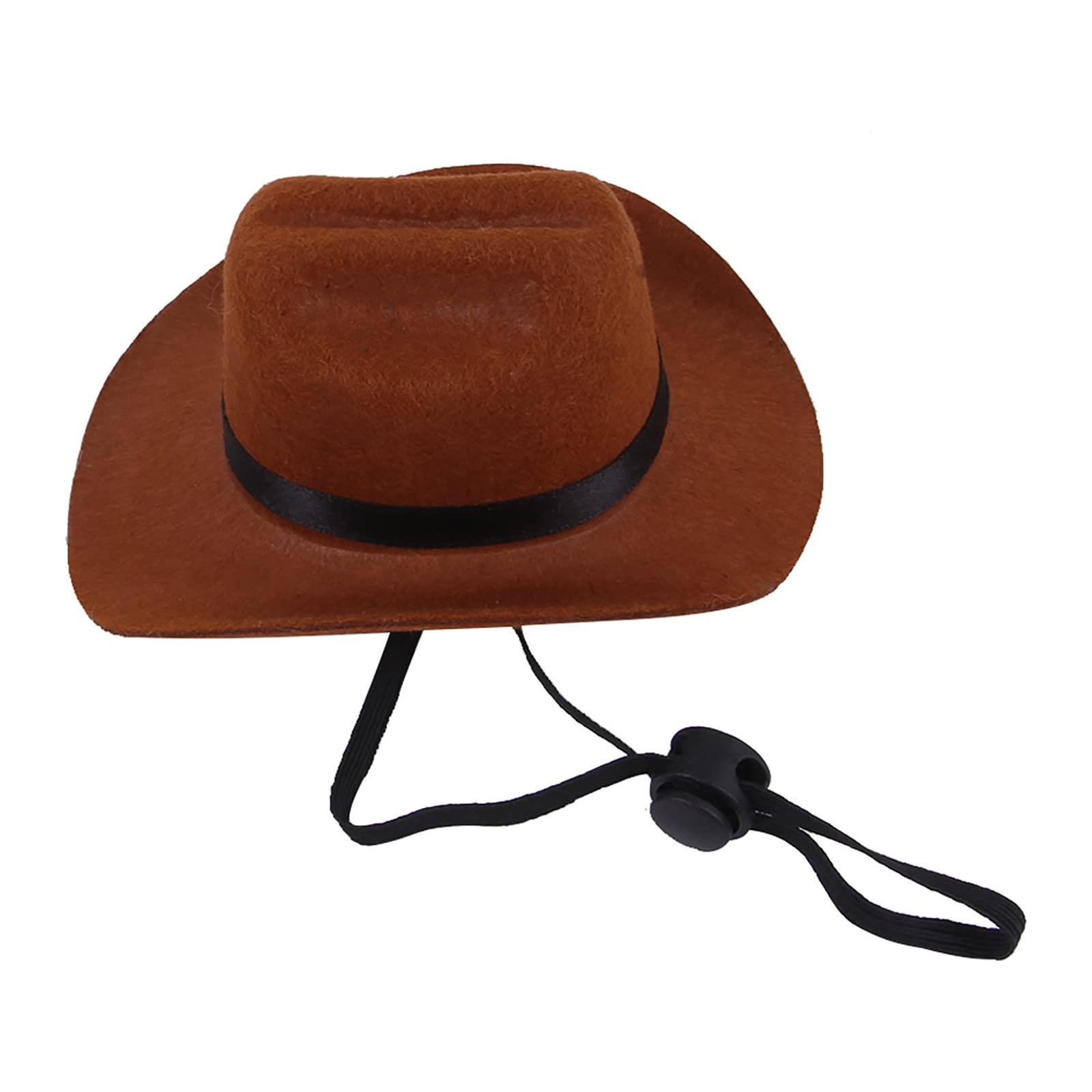Sombrero de vaquero occidental con banda para la barbilla para mascota, sombrero divertido ajustable para perros y gatos, accesorios para mascotas