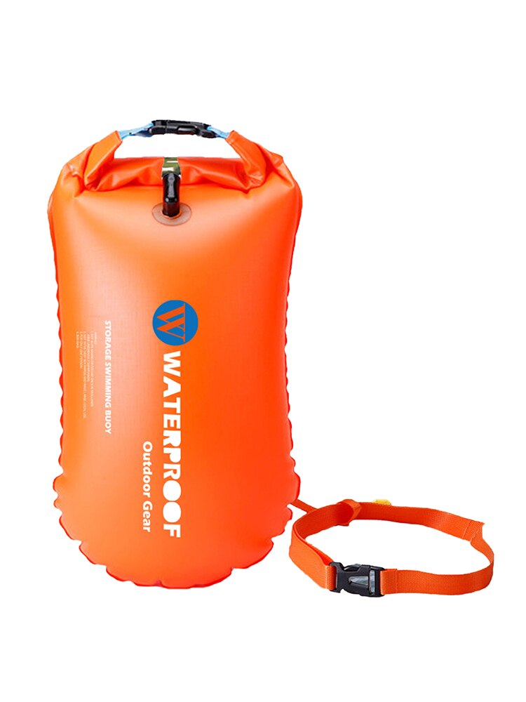 Dubbele Airbag Rugzak Zwemmen Boei Waterdichte Dry Bag Zwemmen Boei Waterdichte Zwemmen Bubble Zwemmen Kleding Opbergtas
