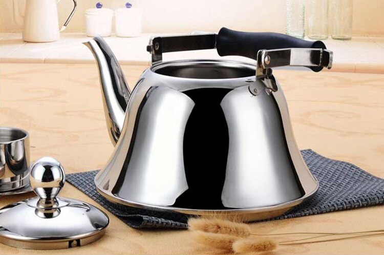 Limited Kettle For Gas Stove Chaleira Bouilloire Stainless Steel Whistle Tea Kettle Water Bottle 4L