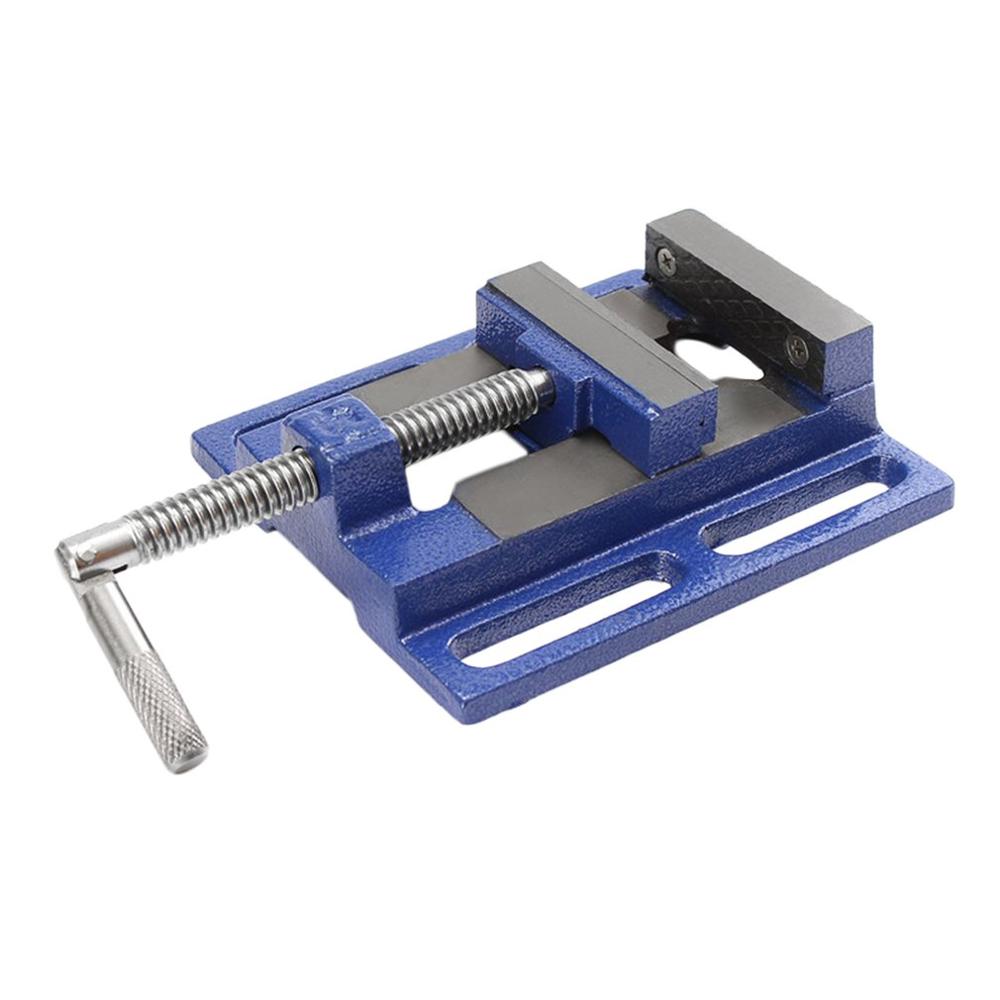 1pc 2.5inch Table Flat Bench Vise Aluminum Bench Vise Table Flat Bench Vise Milling Machine Bench Drill Vise Aluminum Alloy Firm: Default Title
