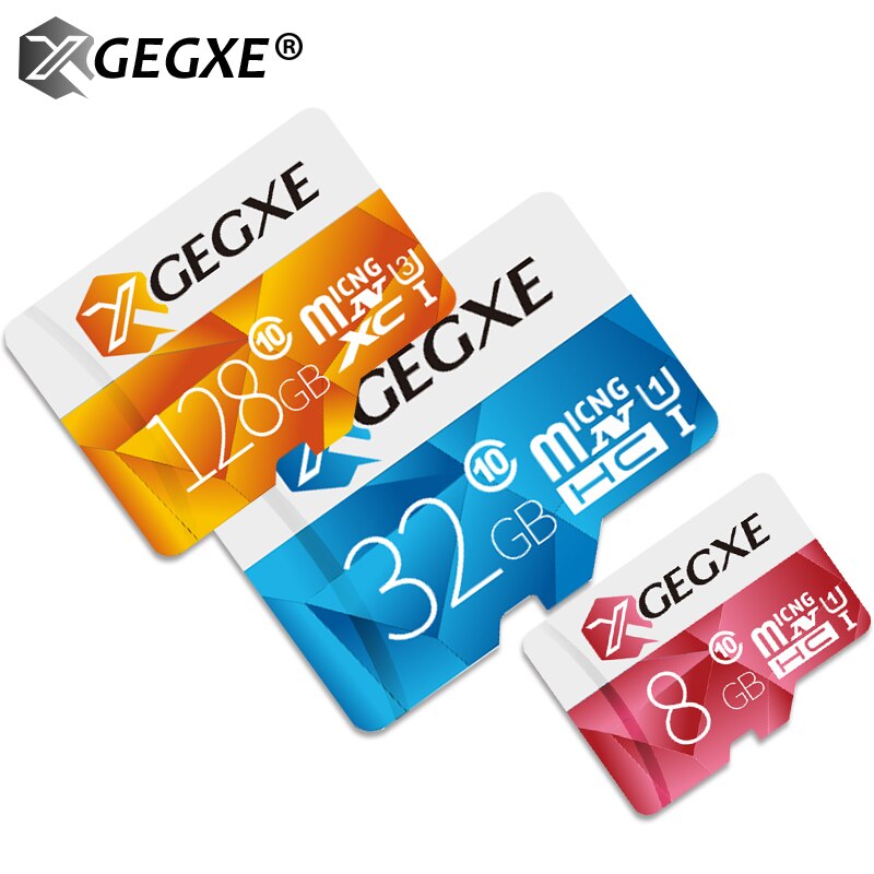 Xgegxe Geheugenkaart 128Gb 64Gb 32Gb High Speed Flash Card 64Gb 16Gb Geheugen Microsd Tf/Sd Kaarten Voor Tablet/Camera/Mobiele Telefoon