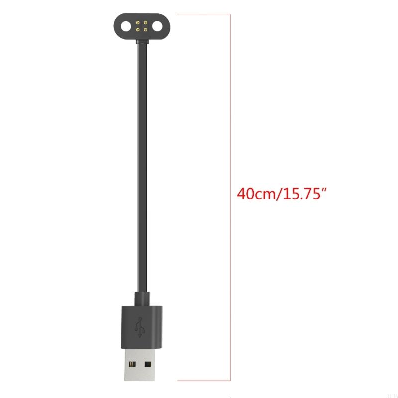 Paquete de 1 cargador de auriculares, estación de carga portátil de 4 pines con Cable de carga USB para Mojawa Run Plus