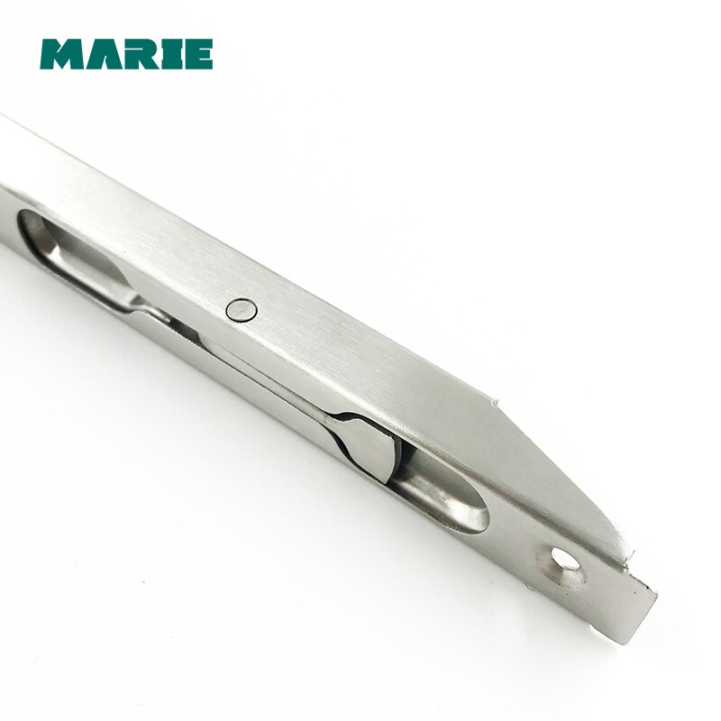 Stainless Steel Door Bolt Security Guard Square Door Latch Anti-theft Sliding Lock Barrel Slide Lock