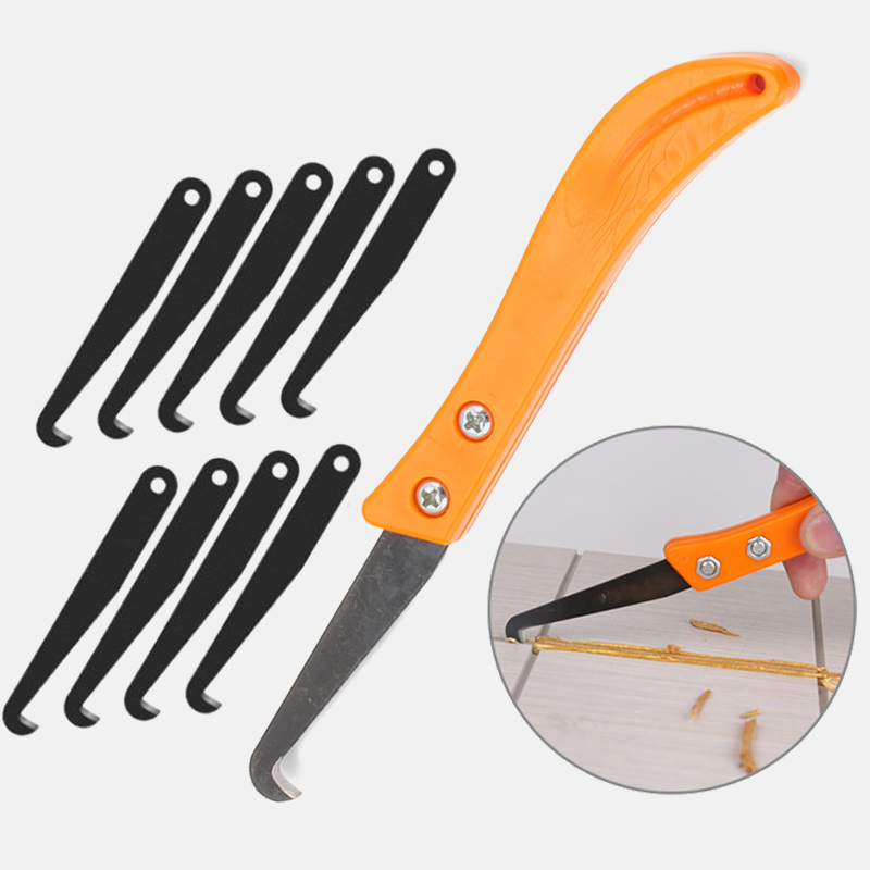 Tile Gap Repair Tool Cleaning and Removal Grout Hand Tools Notcher Collator Tile gap repair tool Hook Knife