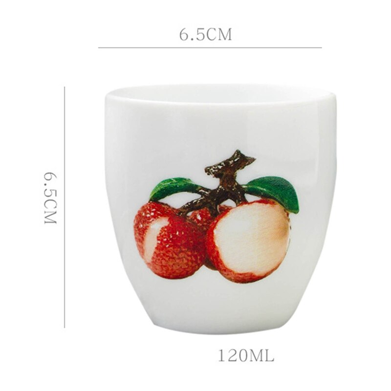 Ceramic Cup Sakura Teacup Cold Temperature Discoloration Color Changing Tea Cup Flower Ceramic Tea Set Tableware