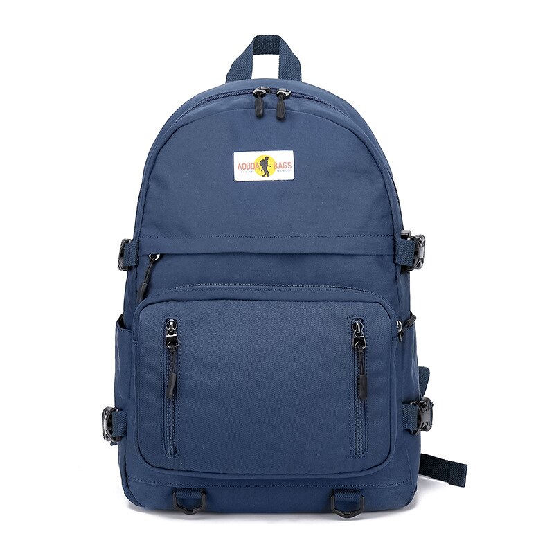 Mochila de gran capacidad con carga USB para mujer, bolsa de viaje Oxford, mochila de ordenador de 17 pulgadas, mochila de para chica y hombre, bolsa de Escuela Universitaria: blue 1