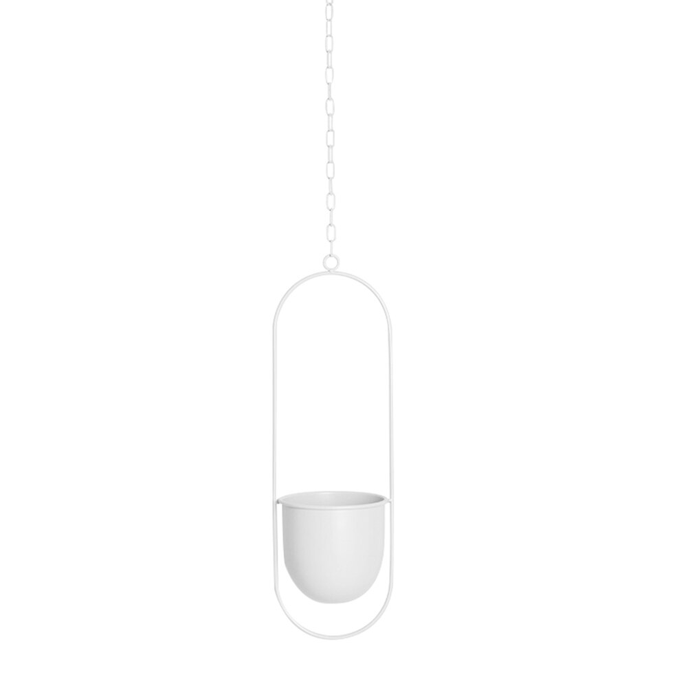 Metal Hanging Pot Plant Hanger Chain Hanging Planter Basket Flower Pot Chain Plant Pot Hanger For Home Balcony Decoration: B