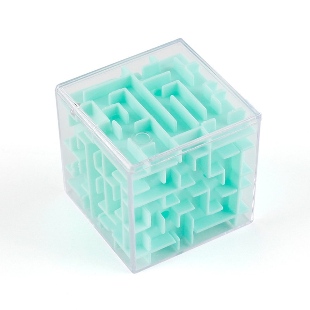 3D Maze Ball Rotation Cube Speed Puzzle Cube With Stickers Kids Brain Teaser Cubo Magico Toys