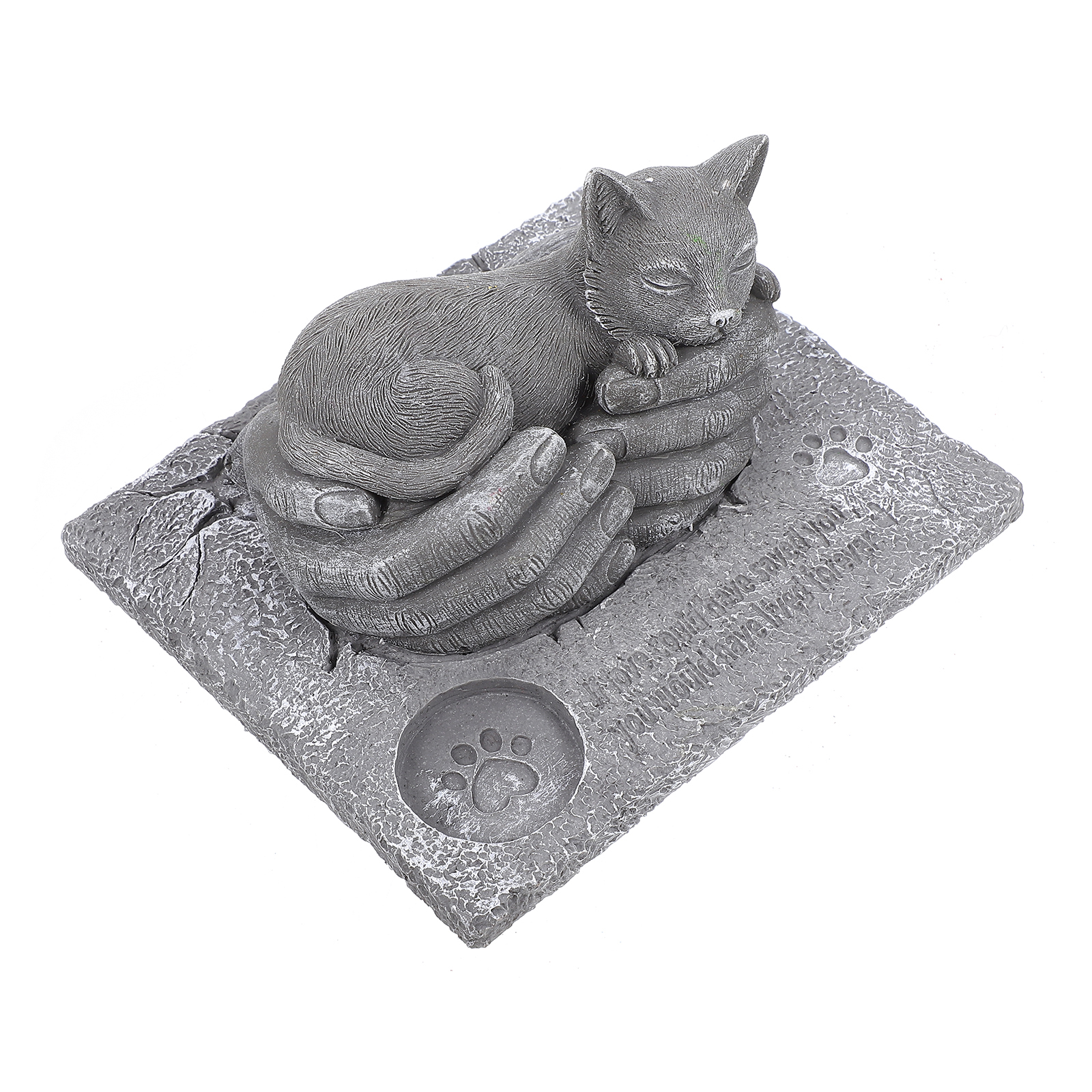 Porte-bougie en forme de pierre tombale, accessoire de prière, porte-bougie en plein Air, ornement, pour chien, chat, 1 pièce