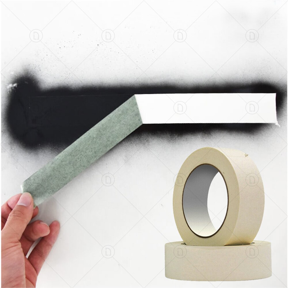 Masking Tape Single Side Car Spraying Adhesive Tape For Car Polishing Drawing Oil Painting Sketch Decorative Writable Paper