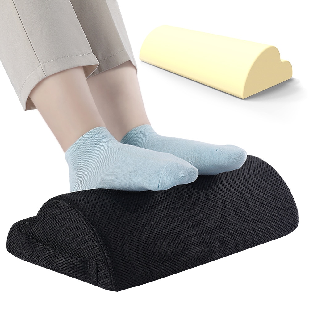 Cojín para los pies ergonómico, soporte para reposapiés, taburete para pies, almohada para ordenador de casa, silla de trabajo, masaje de Reposapiés de viaje
