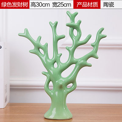 Décoration de mariage bureau ameublement Articles en céramique noir blanc rouge couleur décorative arbres chinois riche arbre corail: 5