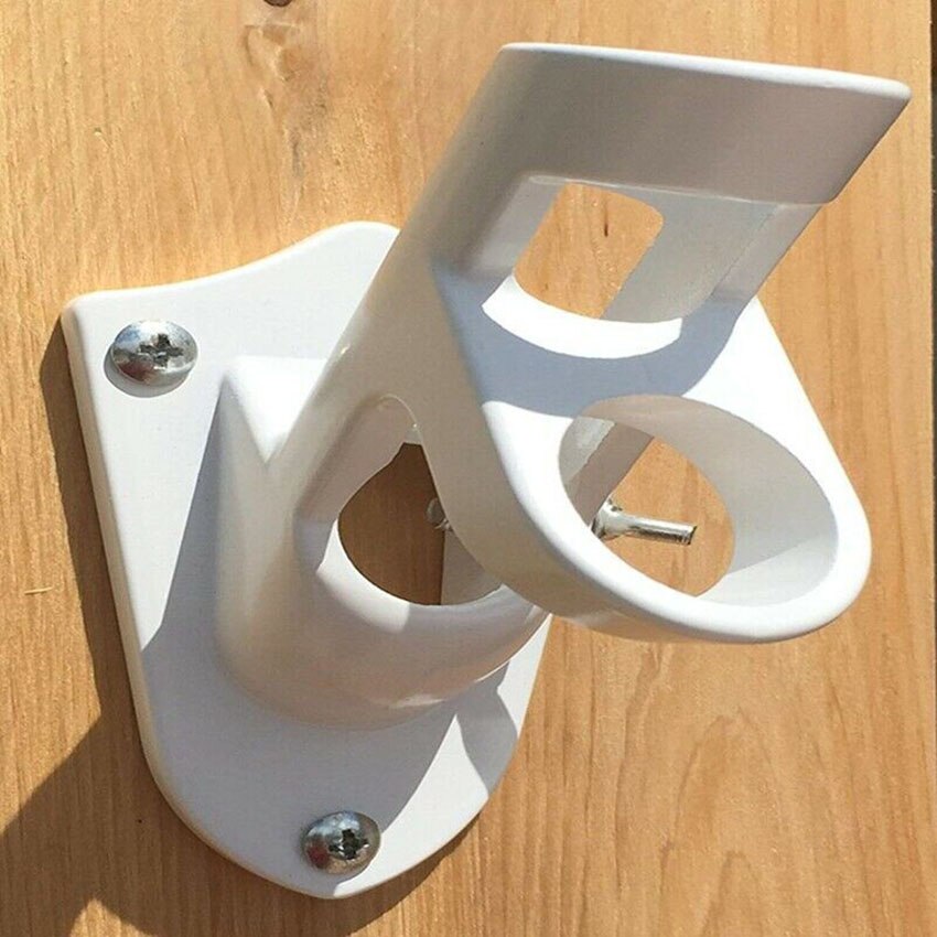 Flaggstänger av aluminiumlegering väggfäste med skruv väggmonterad justerbar flagghållare stöd rörliga hängande flaggor sätesfästen