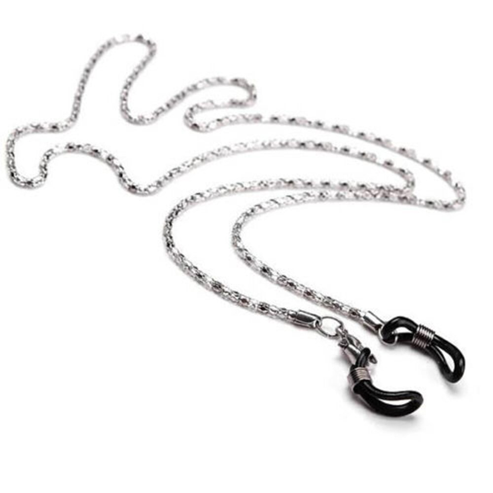 Di modo Oro Argento Colore Degli Occhiali Catene di Occhiali Da Sole Occhiali Holder Occhiali Da Sole Catena di Occhiali Neck Cord Fermo di Cinghia Occhiali: silber