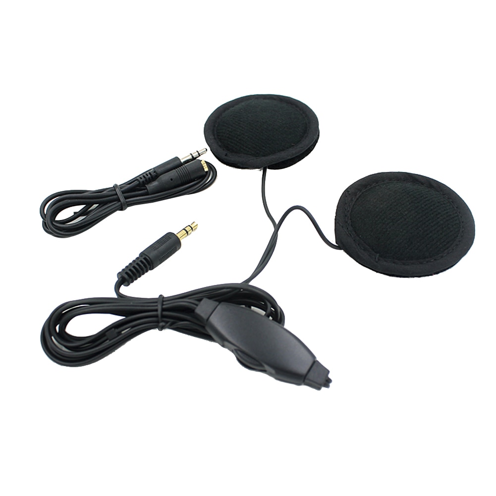 Vodool Motorfiets Helm Headset Speakers 3.5Mm Jack Koptelefoon Hoofdtelefoon Speaker Voor Interphone MP3/Gps