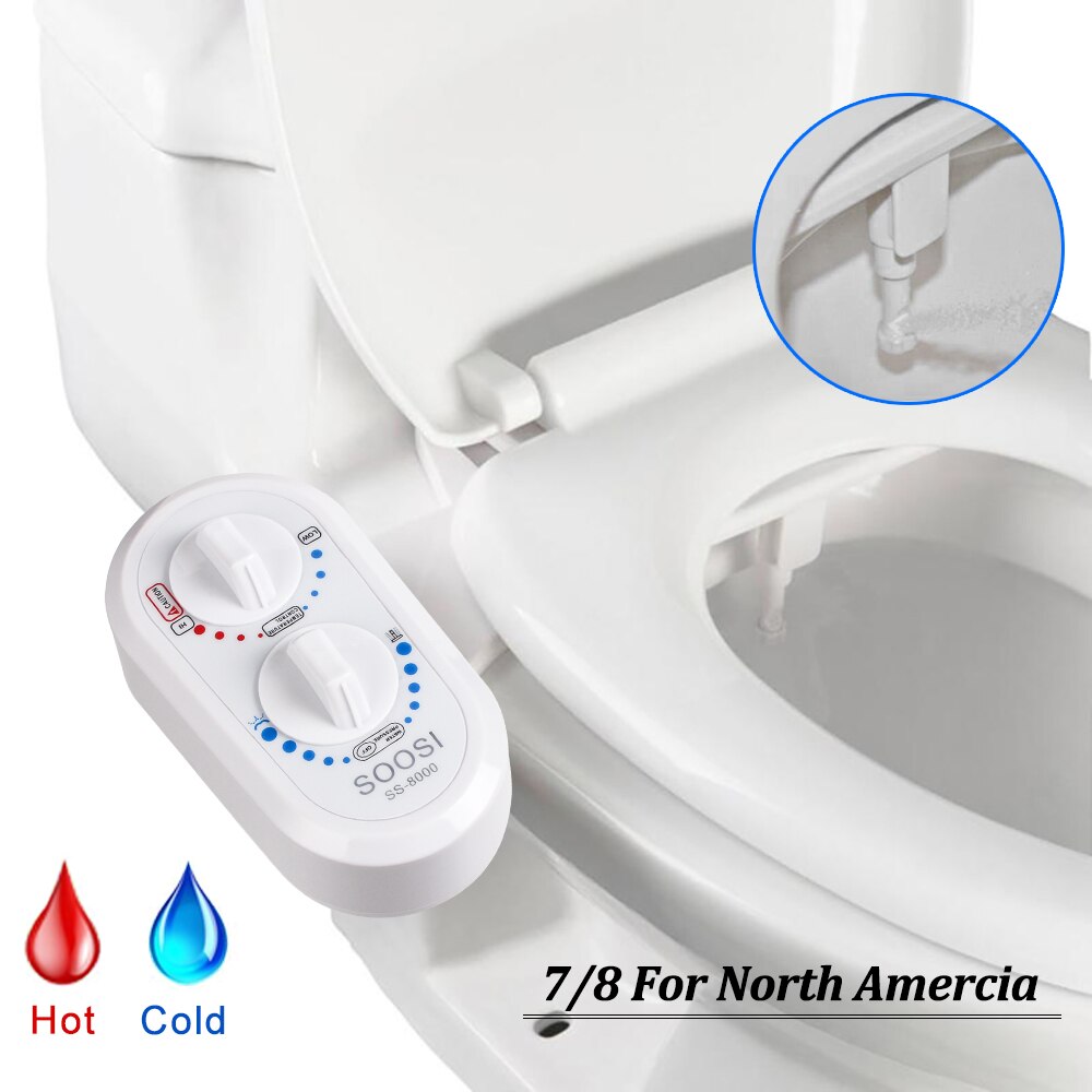 1 Set Ultra Thin Non-Electric Mechanical Bidet Att... - Grandado