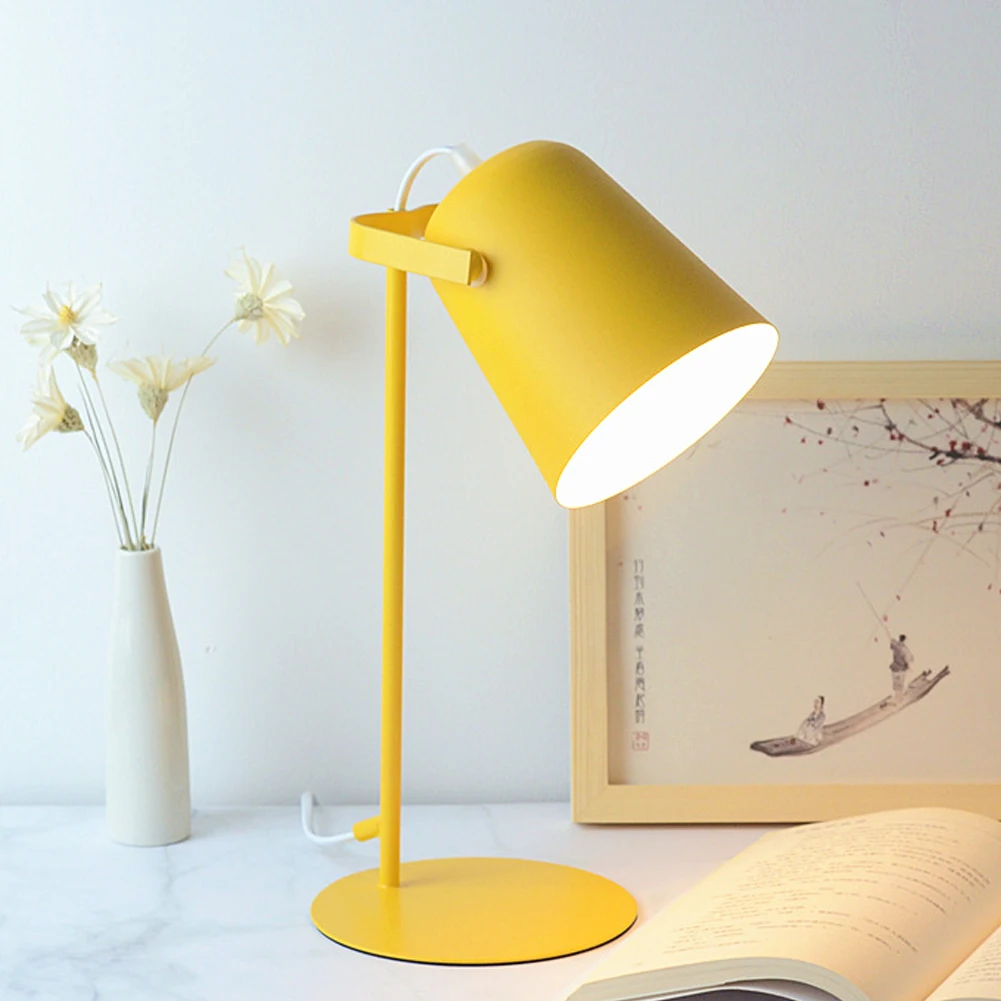 LED Schreibtischlampe Metall nordisch Tischlampe Augenschutz Lesebuch Licht zum Lesen Büro