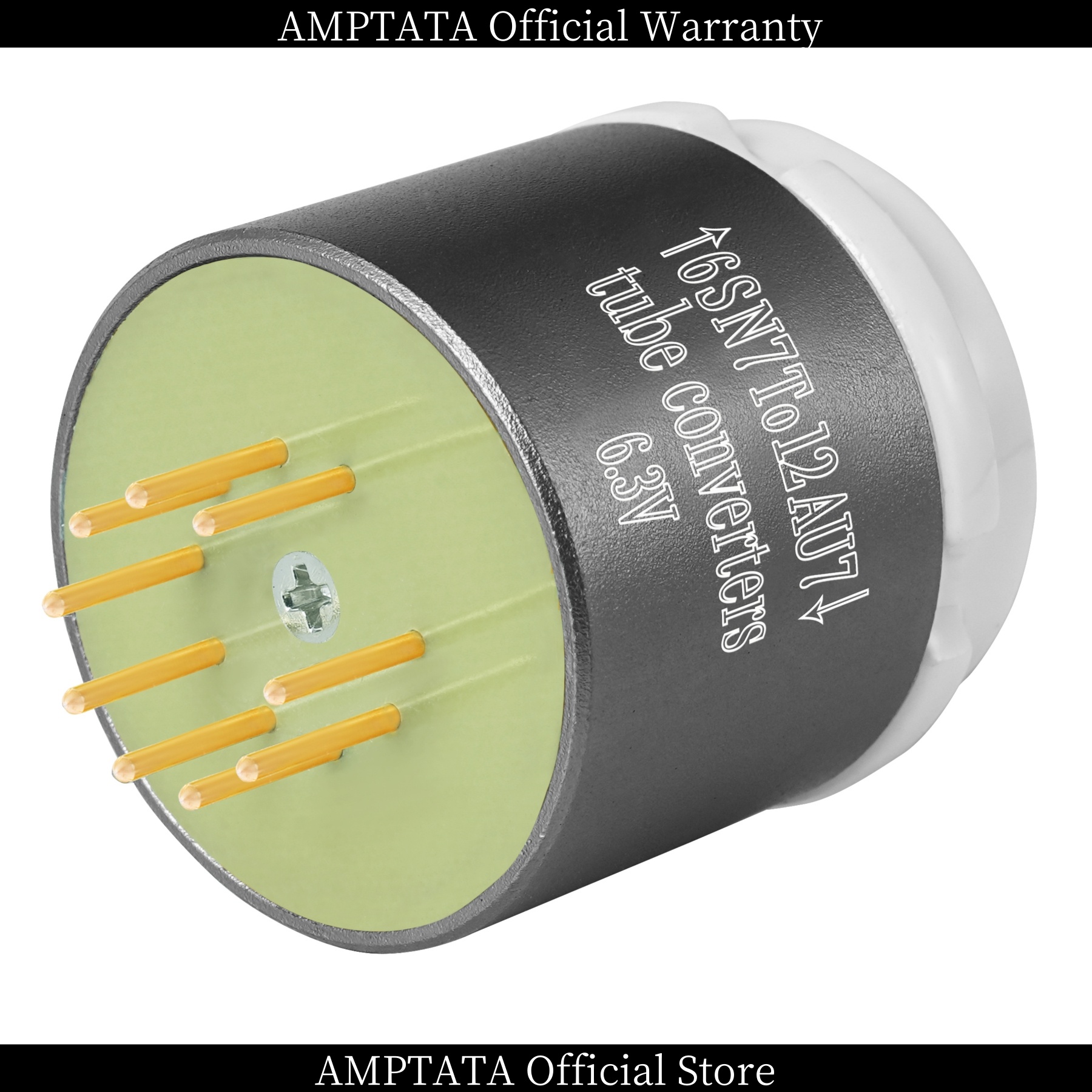 AMPTATA / 6SN7 CV181 a 12AX7 U7 T7 ECC83 82 81 7025 CV4003 CV4004 5751 / Convertidor de enchufe adaptador de tubo de vacío / chapado en oro de 24 quilates