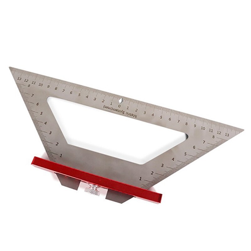 Fashionwoodworking Triangular Marker Simple Easy Ruler Line Drawing Marking Gauge Line Crossing Angle Ruler: Default Title