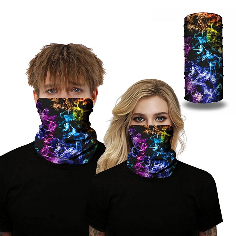 Galaxy print gezichtssjaal bivakmuts nekwarmer nekwarmer halve gezichtsbedekking hoofdbandana schild hoofdband hoofddeksels: 1
