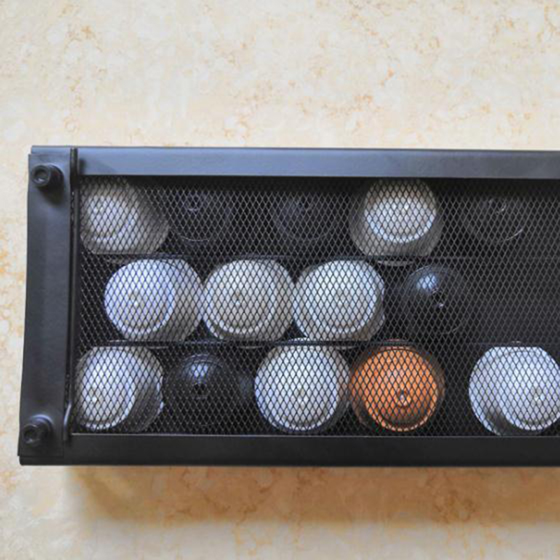 Coffee Pod Holder 72pc K-Cup Nespresso Dolce Gusto Lavazza Coffee Capsule Display Storage Stand Chrome Tower Mount Rack