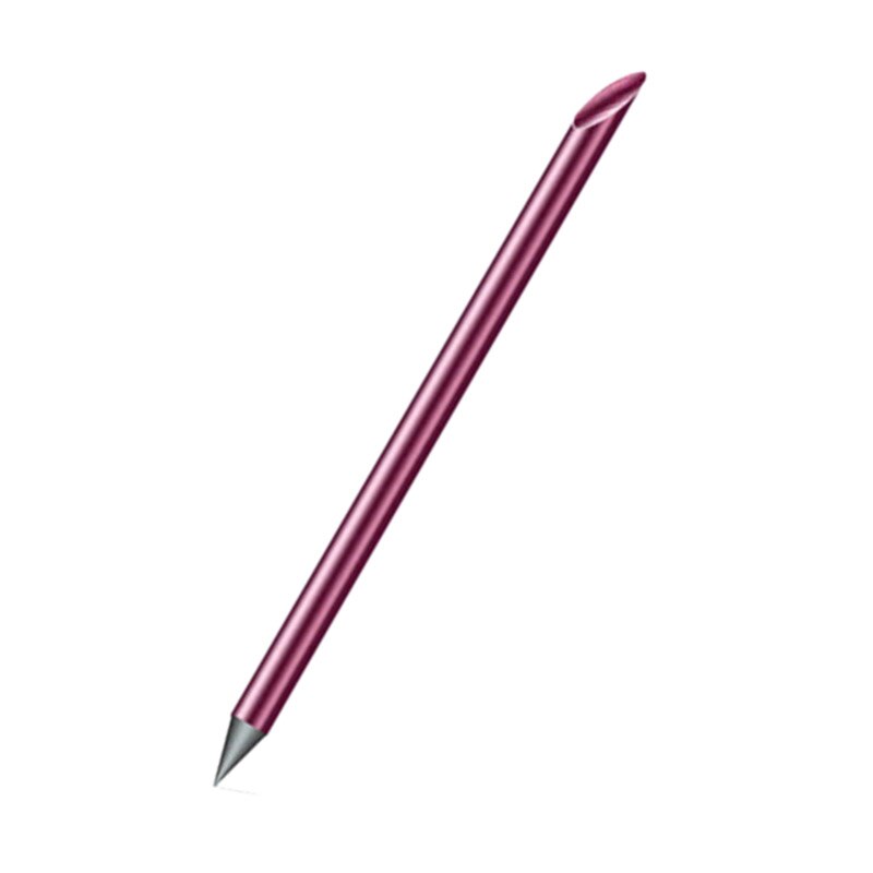 ¡Novedad! Pluma de Metal sin tinta, pluma de lujo para , bolígrafo sin tinta, bolígrafos Beta, papelería, oficina, escuela: rose gold