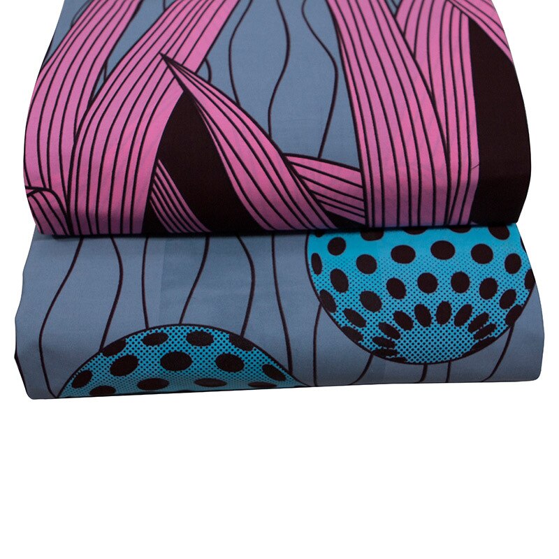 Afrikaanse Stof Van Wax Ankara Stof Voor Jurken 100% Katoen Stof Tissu Wax Africain 6 Yards