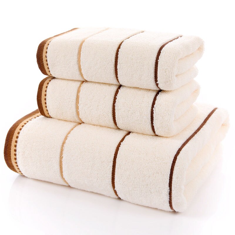 Cotton Towel Bath Towel Set Bath Towel 140x70cm Towel 35x75cm Soft Absorbent Three-Piece Set: 3pcs9