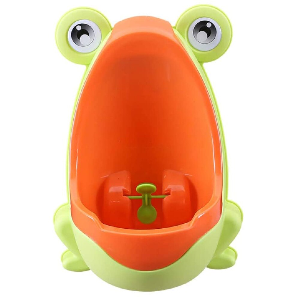 Pisuar dla chłopców nocnik dla dziecka trening toaletowy kształt żaby pisuar nocnik dla malucha chłopcy niemowlę Pee trening z wiatrakiem: C